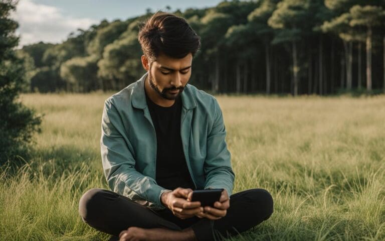 Gebruik van mobiele apps voor meditatie en mindfulness