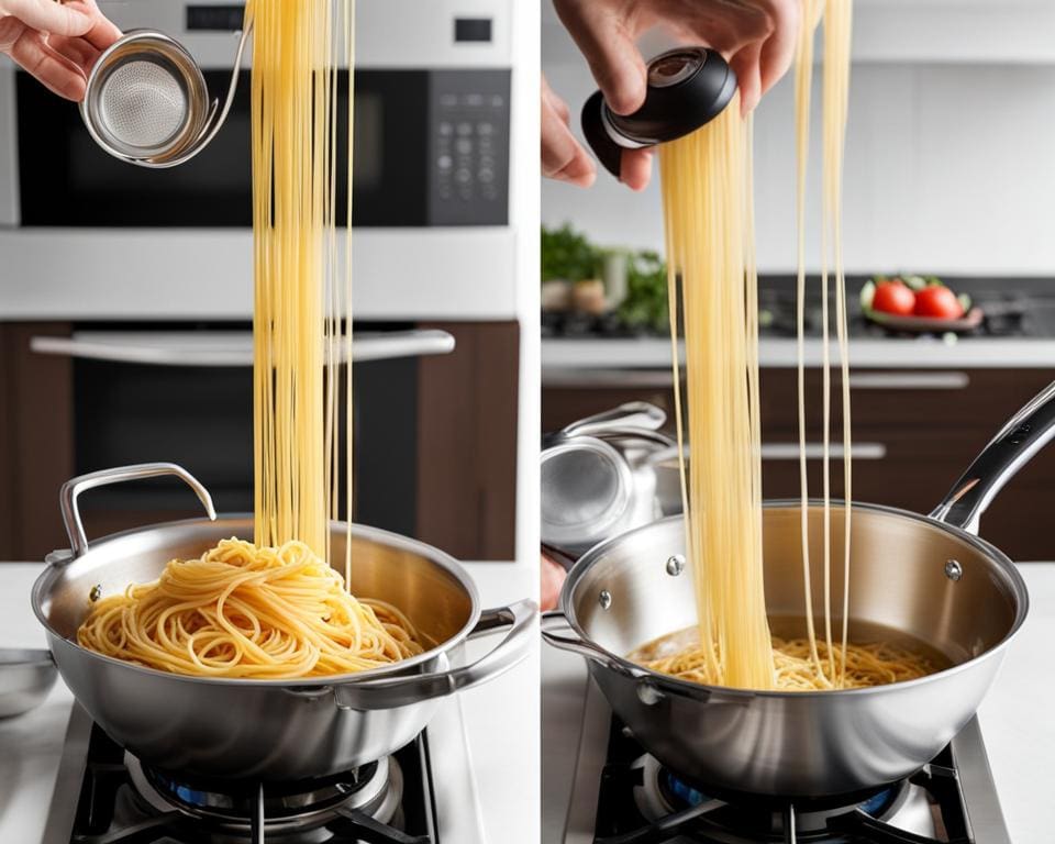 hoe lang moet je spaghetti koken