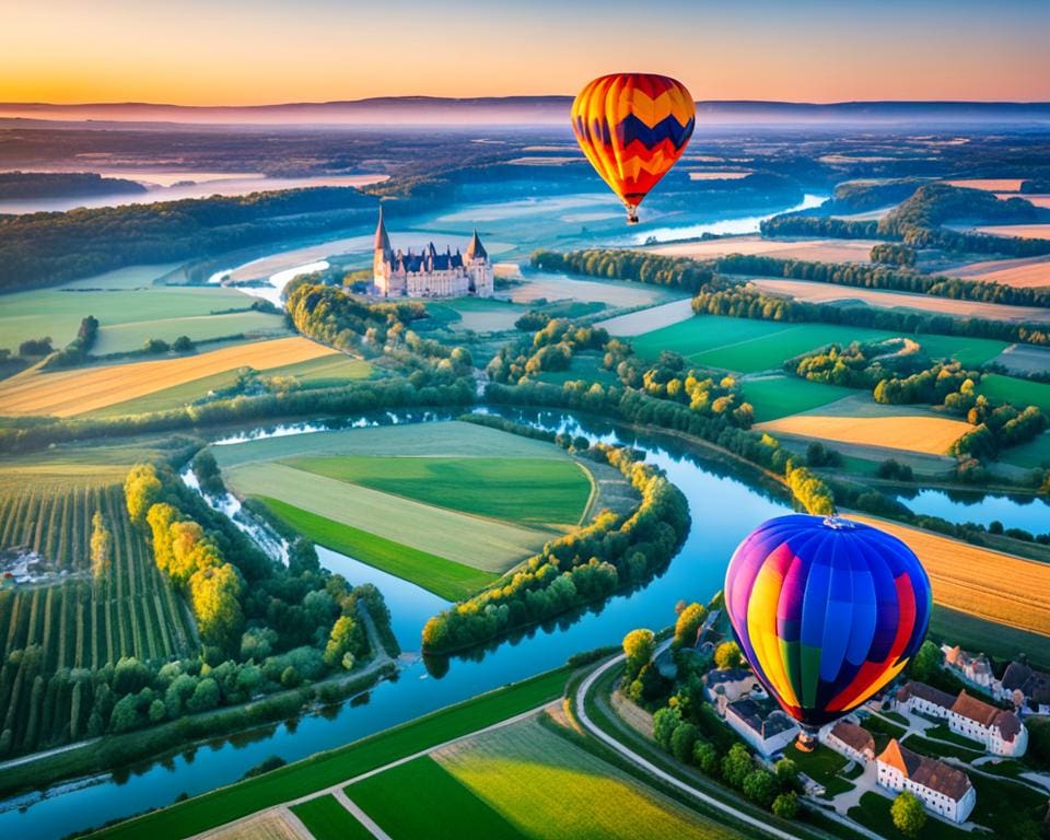 Unieke ballonvaart Loirevallei