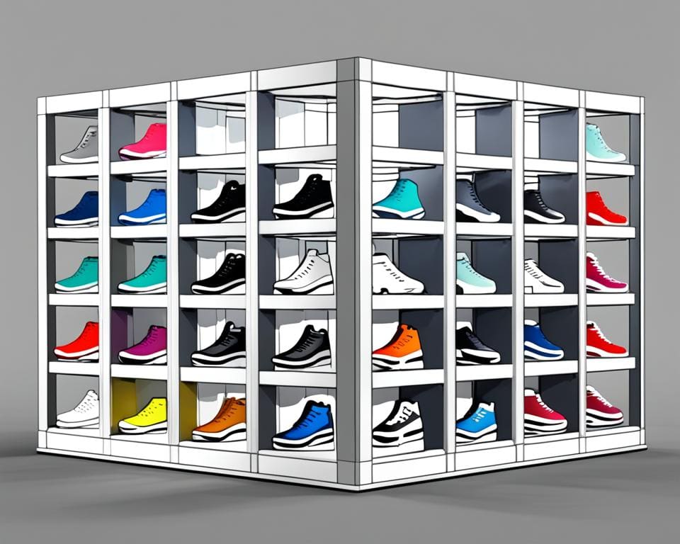 sneaker display unit
