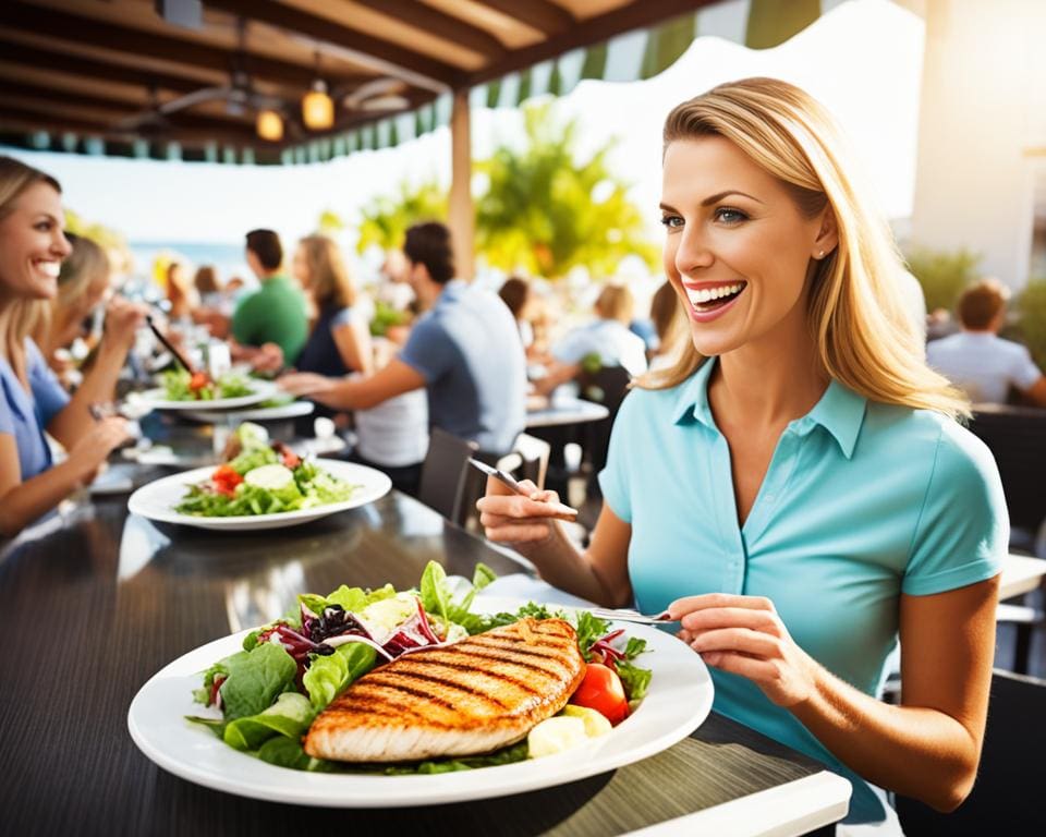 Hoe pas je gezonde eetgewoonten toe als je veel uit eten gaat?