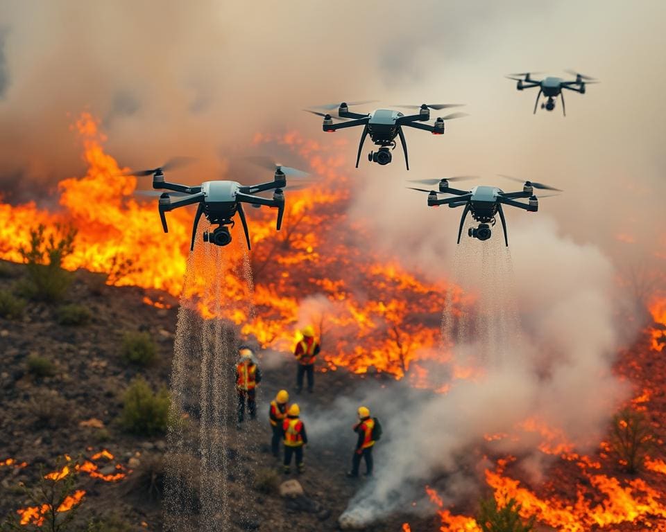 Drones in brandbestrijding