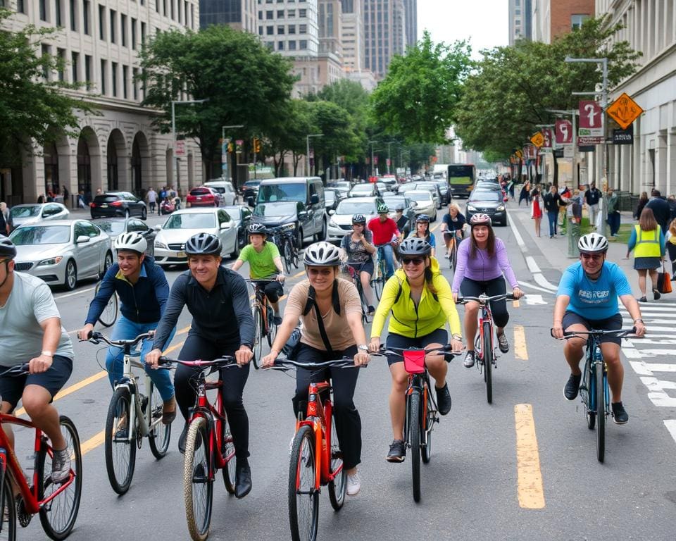 Fietsen in drukke steden: Hoe je veilig blijft in het verkeer