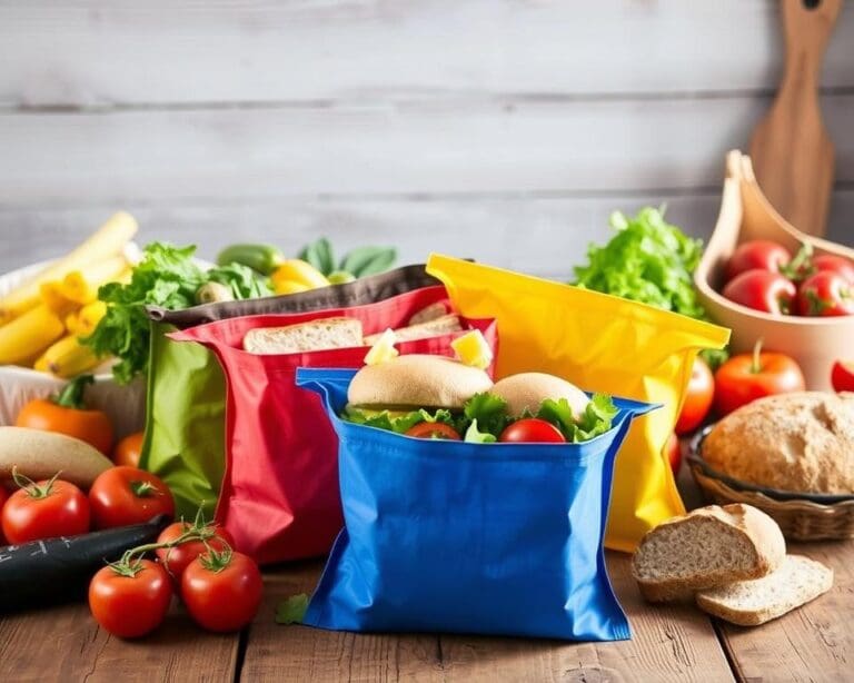 Herbruikbare boterhamzakjes voor milieuvriendelijke lunches