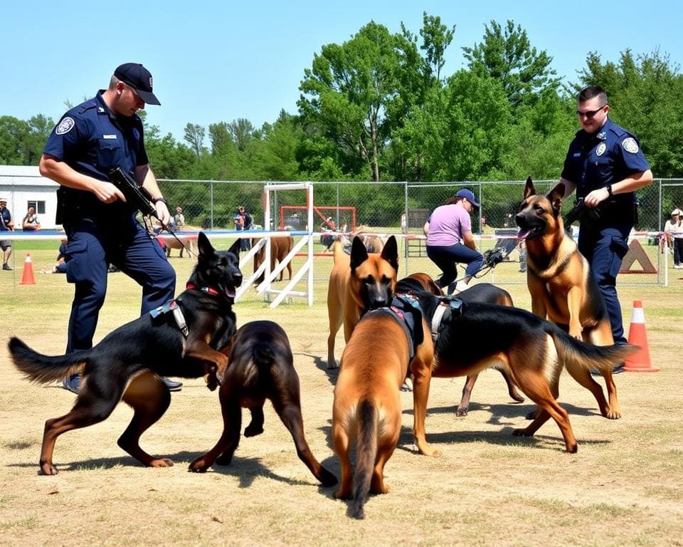 Training politiehonden