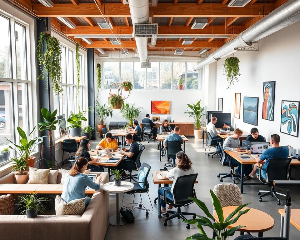 kenmerken van coworking spaces