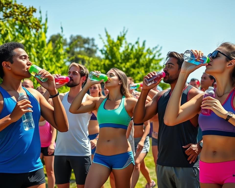 hydratatie tijdens fysieke activiteit